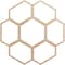 Ekena Millwork Florin Wood Fretwork Pierced Ceiling Medallion, Alder, 28"OD x 12"ID x 1/4"T CMWP28X28X0250FOAL - alternate 1